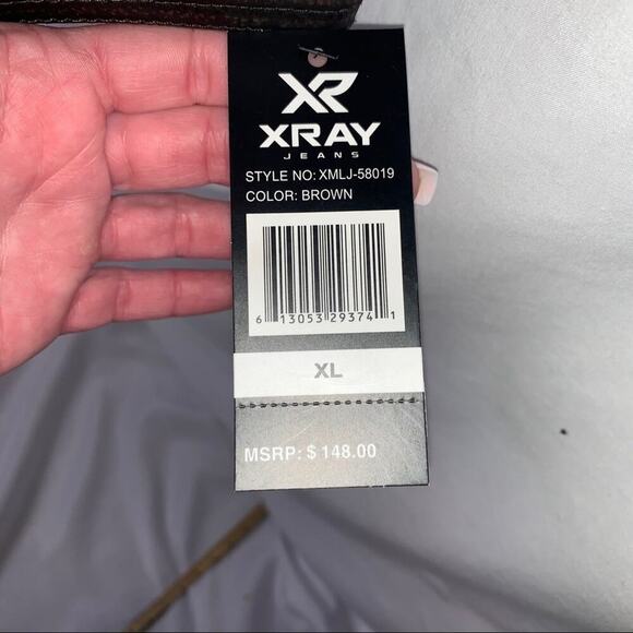 Men’s Leather coat/jacket XRAY JEANS brand TRUCKER JACKET WITH FAUX FUR collar - Picture 10 of 14